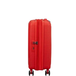 New American Tourister Soundbox Spinner 55/20 TSA Expandable neon orange