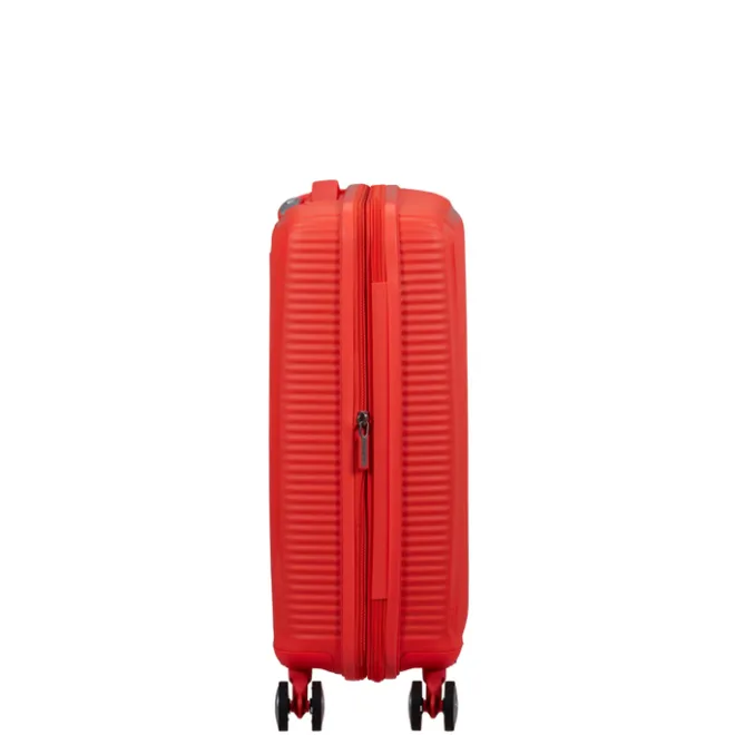 New American Tourister Soundbox Spinner 55/20 TSA Expandable neon orange