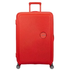 New American Tourister Soundbox Spinner 77/28 TSA Expandable neon orange