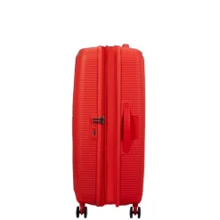 New American Tourister Soundbox Spinner 77/28 TSA Expandable neon orange