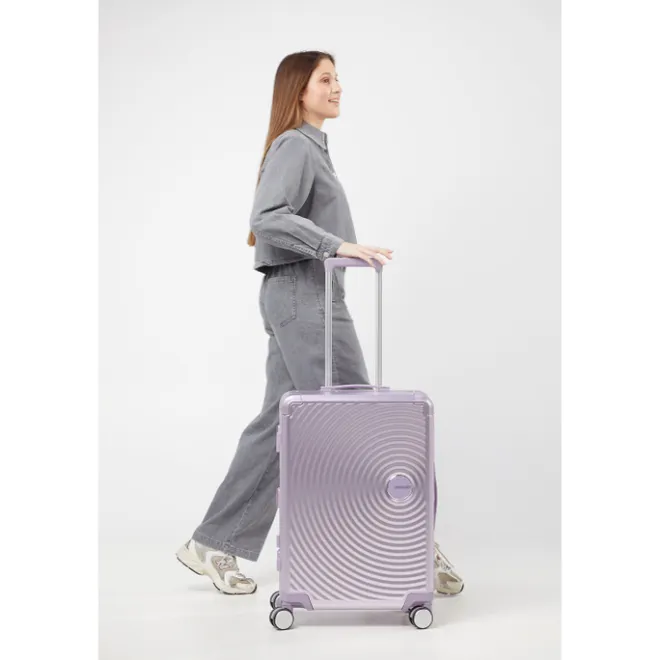 Outlet American Tourister Soundbox Aluminium Spinner 68 cm Expandable stormy lilac