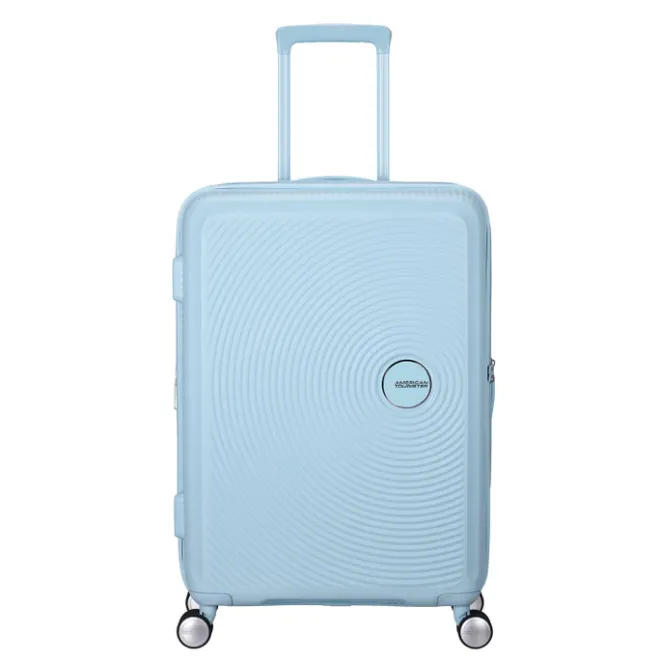 Outlet American Tourister Soundbox Spinner 67/24 TSA Expandable pastel blue