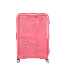 New American Tourister Soundbox Spinner 77 Expandable sun kissed coral