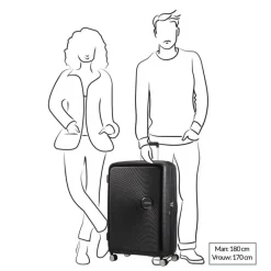 Discount American Tourister Soundbox Spinner 77 Expandable bass black
