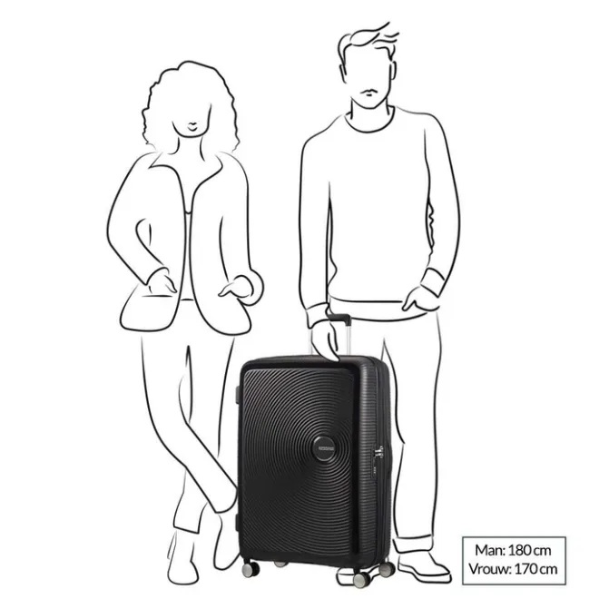 Discount American Tourister Soundbox Spinner 77 Expandable bass black
