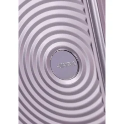 Best American Tourister Soundbox Aluminium Spinner 55 Expandable stormy lilac