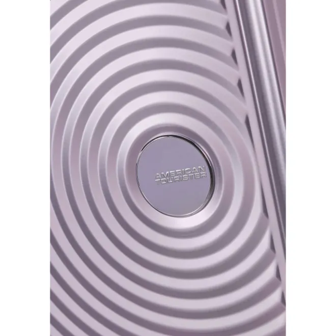 Best American Tourister Soundbox Aluminium Spinner 55 Expandable stormy lilac