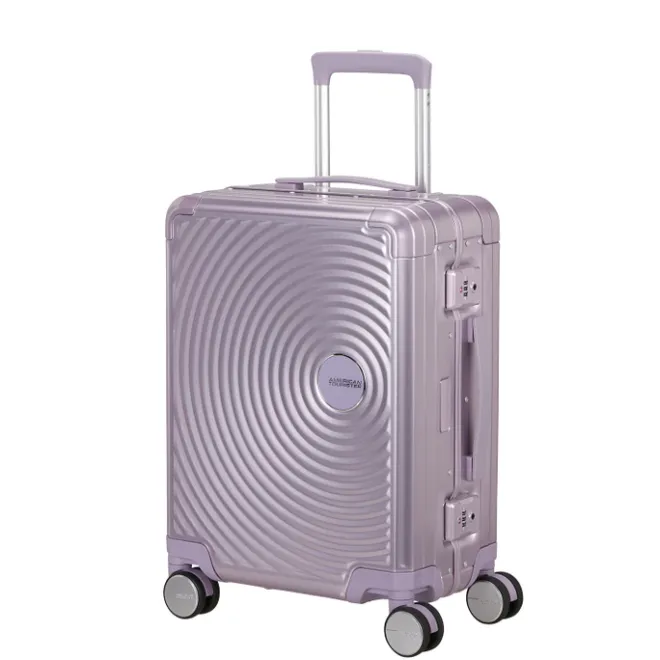 Best American Tourister Soundbox Aluminium Spinner 55 Expandable stormy lilac
