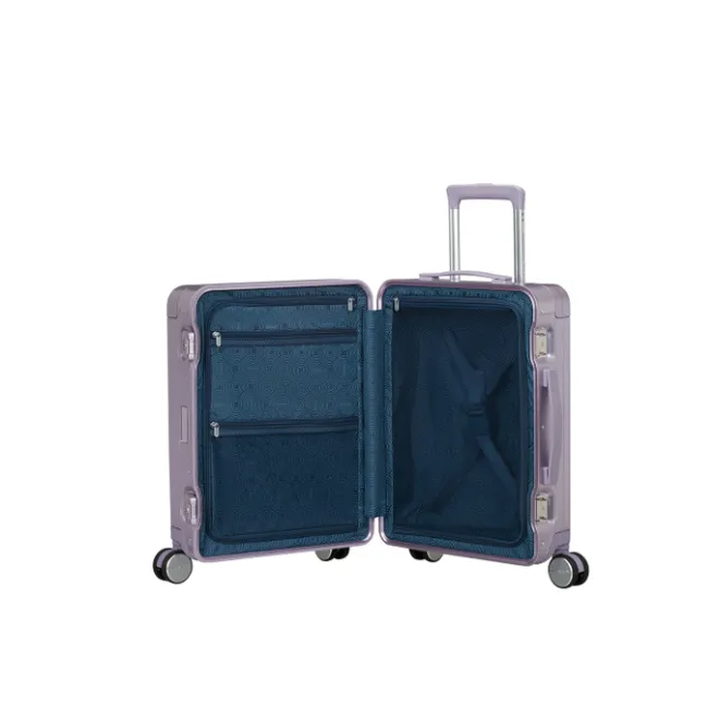Best American Tourister Soundbox Aluminium Spinner 55 Expandable stormy lilac
