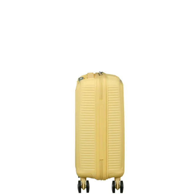 New American Tourister Soundbox Mini Spinner 47/16 pastel yellow