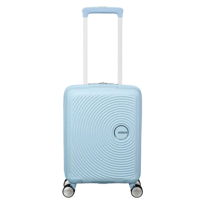 New American Tourister Soundbox Mini Spinner 47/16 pastel blue