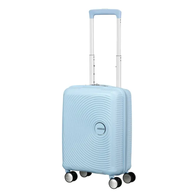 New American Tourister Soundbox Mini Spinner 47/16 pastel blue
