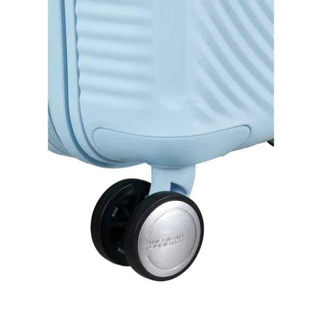 New American Tourister Soundbox Mini Spinner 47/16 pastel blue