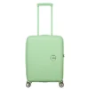 Clearance American Tourister Soundbox Spinner 55/20 TSA Expandable pastel green