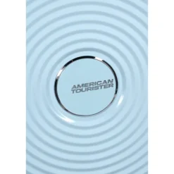 Sale American Tourister Soundbox Spinner 77/28 TSA Expandable pastel blue