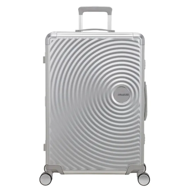 Best American Tourister Soundbox Alu Spinner 77/28 TSA silver