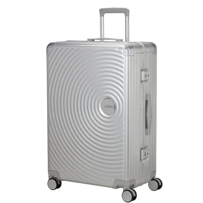 Best American Tourister Soundbox Alu Spinner 77/28 TSA silver