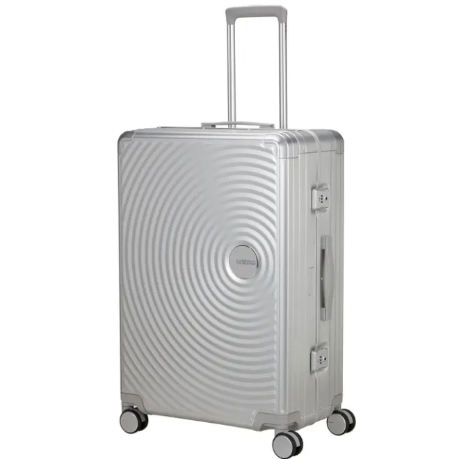 Best American Tourister Soundbox Alu Spinner 77/28 TSA silver