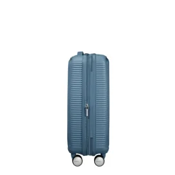Best American Tourister Soundbox Spinner 55 Expandable stone blue