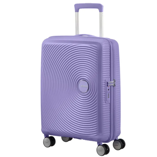 Hot American Tourister Soundbox Spinner 55 Expandable lavender