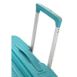 Online American Tourister Soundbox Spinner 77 Expandable turquoise tonic
