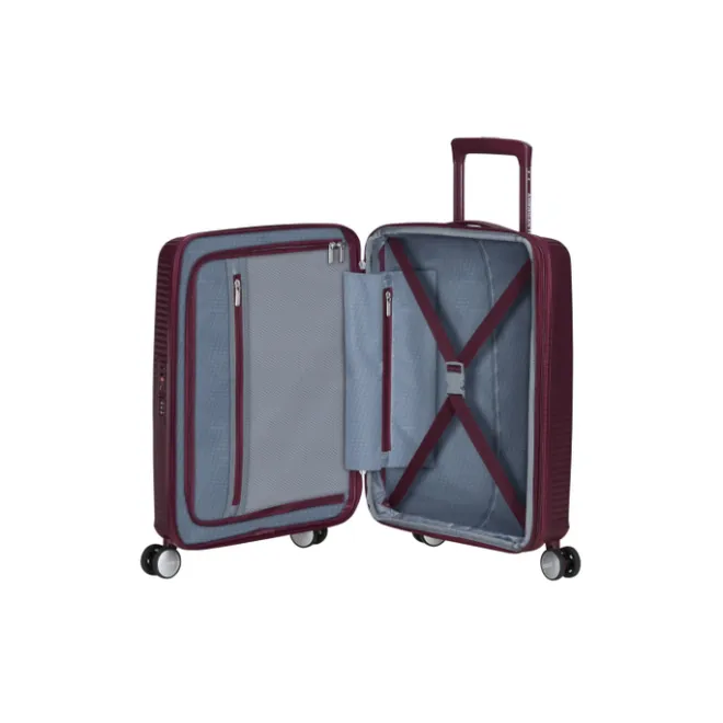 Outlet American Tourister Soundbox Spinner 55/20 TSA Expandable wild cherry
