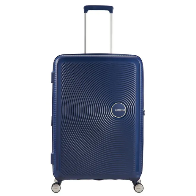 Best American Tourister Soundbox Spinner 67 Expandable midnight navy