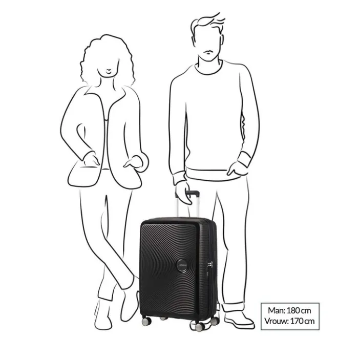 Best American Tourister Soundbox Spinner 67 Expandable midnight navy