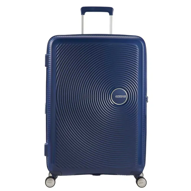 Best American Tourister Soundbox Spinner 67 Expandable midnight navy