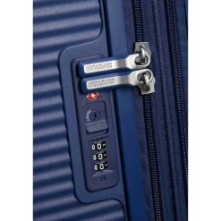 Best American Tourister Soundbox Spinner 67 Expandable midnight navy