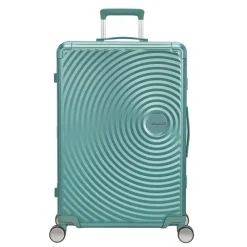 Hot American Tourister Soundbox Aluminium Spinner 77 cm Expandable dusty turquoise