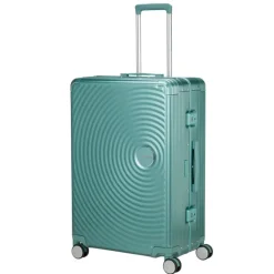 Hot American Tourister Soundbox Aluminium Spinner 77 cm Expandable dusty turquoise
