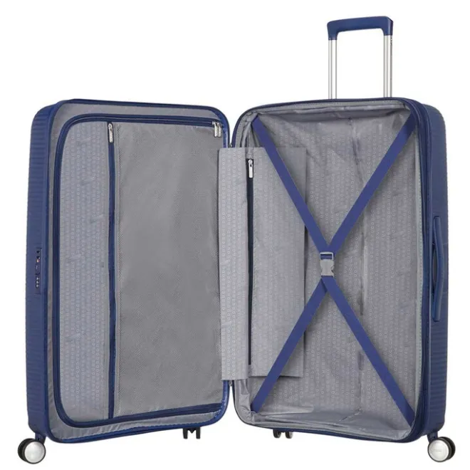 Online American Tourister Soundbox Spinner 77 Expandable midnight navy