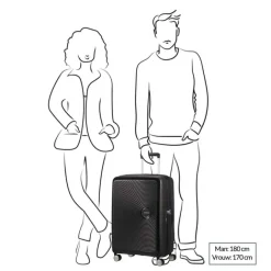 New American Tourister Soundbox Spinner 67 Expandable bass black