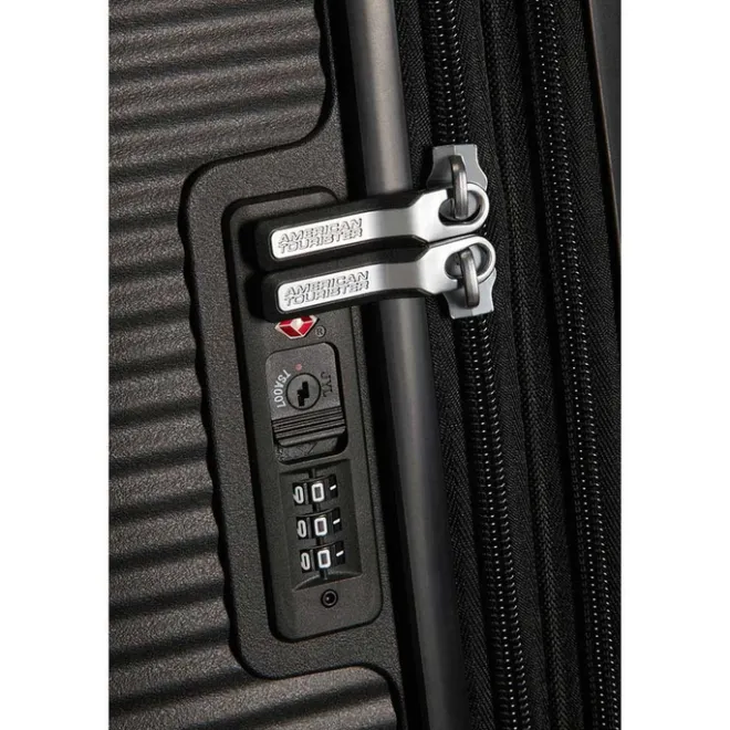 New American Tourister Soundbox Spinner 67 Expandable bass black