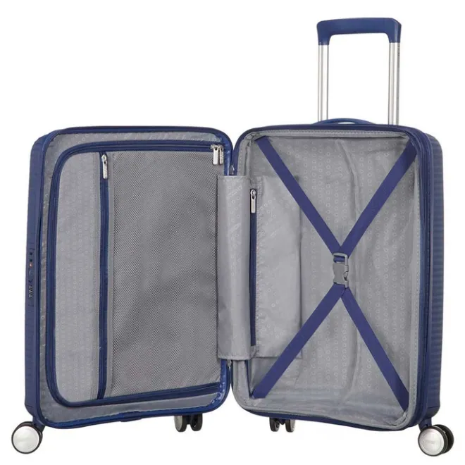 Outlet American Tourister Soundbox Spinner 55 Expandable midnight navy