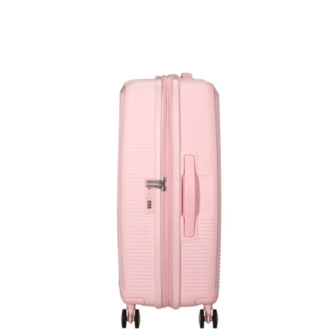 Outlet American Tourister Soundbox Spinner 67/24 TSA Expandable pastel pink