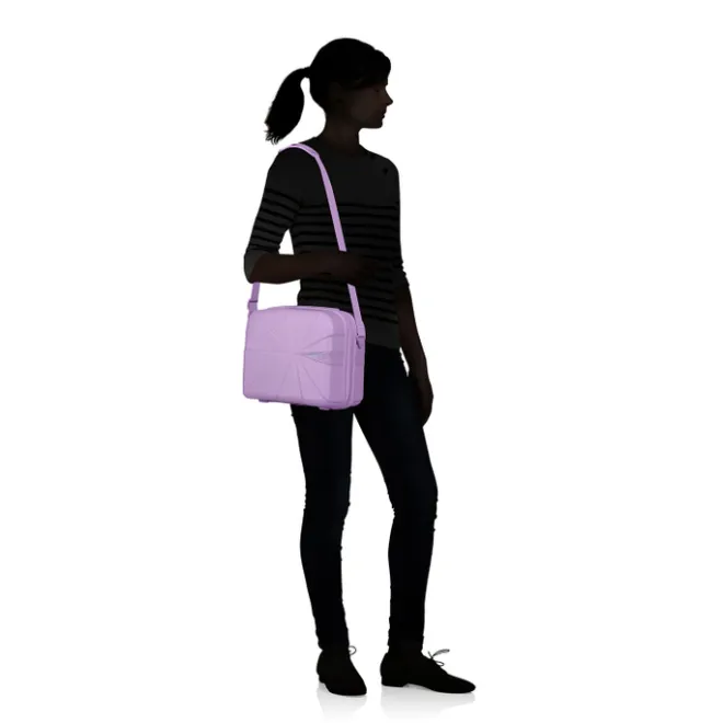 Best American Tourister Starvibe Beauty Case digital lavender