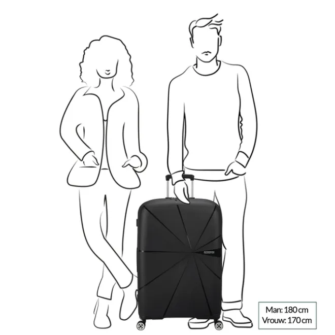 Hot American Tourister Starvibe Spinner 77 EXP navy