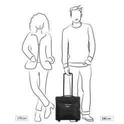New American Tourister Summerride Upright Underseater Exp black