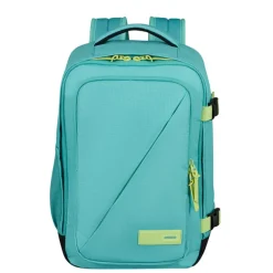 Discount American Tourister TAKE2CABIN Casual Backpack S dusty turquoise/lime