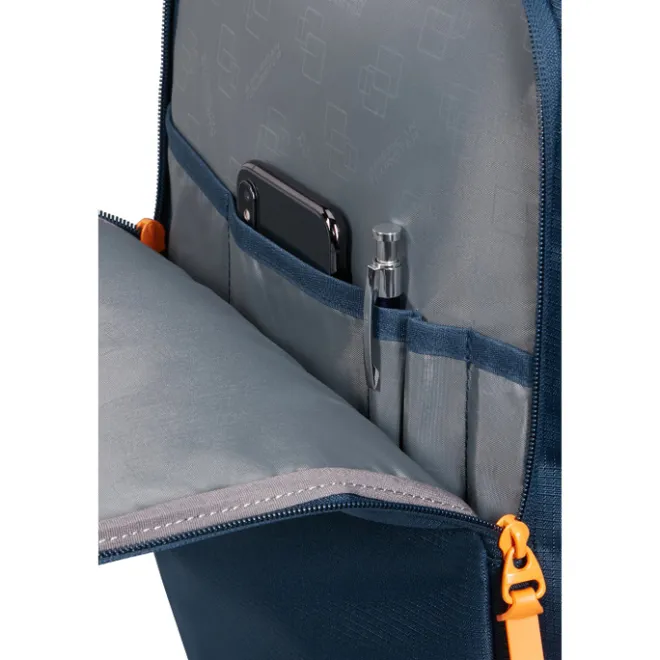 Best American Tourister TAKE2CABIN Casual Backpack M navy/radiant orange