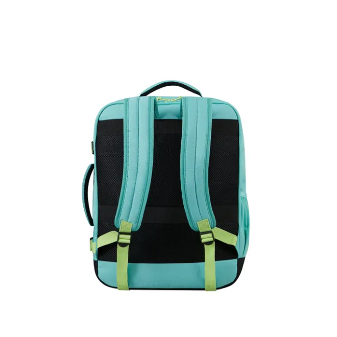 Outlet American Tourister TAKE2CABIN Casual Backpack M dusty turquoise/lime