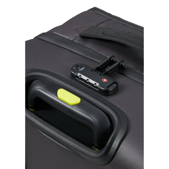Best American Tourister Urban Track Duffle/Wheels S Coated black/lime