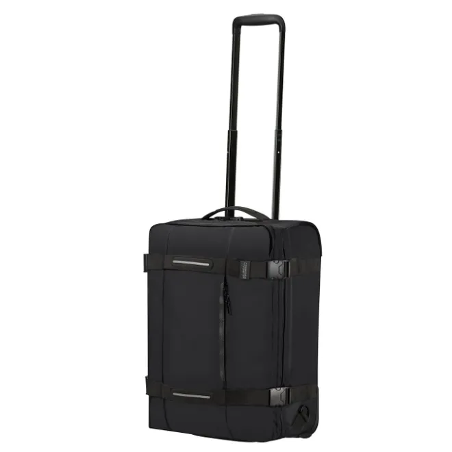 New American Tourister Urban Track Duffle/Wheels Backpack asphalt black
