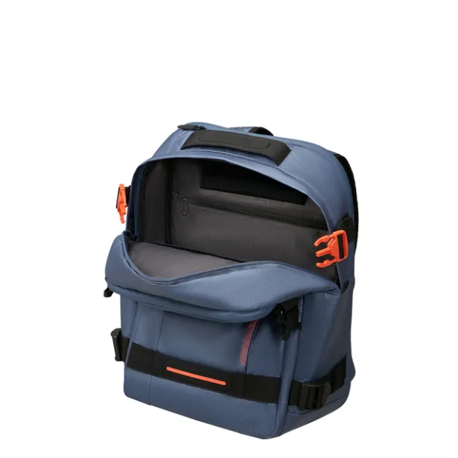 Outlet American Tourister Urban Track Laptop Backpack 15,6" coated Navy/Orange