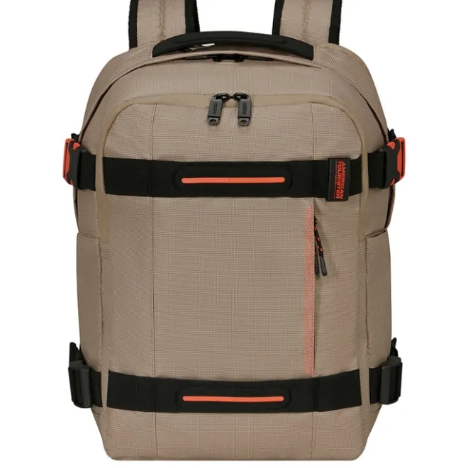 Discount American Tourister Urban Track Laptop Backpack 15,6" coated Beige/Orange