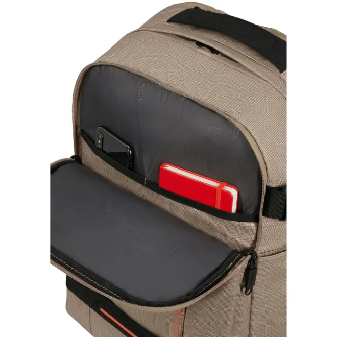 Discount American Tourister Urban Track Laptop Backpack 15,6" coated Beige/Orange