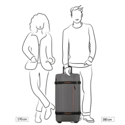 Sale American Tourister Urban Track Duffle/Wheels L dark grey