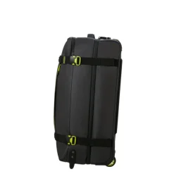 Clearance American Tourister Urban Track Duffle/Wheels M Coated black/lime